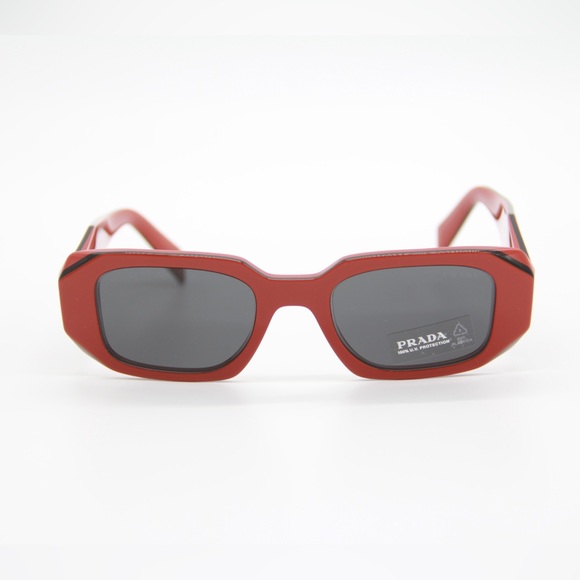 NEW PRADA SYMBOLE PR17WS 12N5S0 SUNGLASSES PRADA SPR 17W RED EYEWEAR PR 17WS - Picture 2 of 12